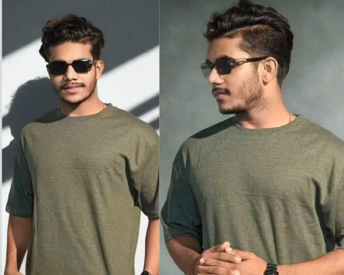 ⚜Waffle Drop Shoulder Tee’s vintage Olive