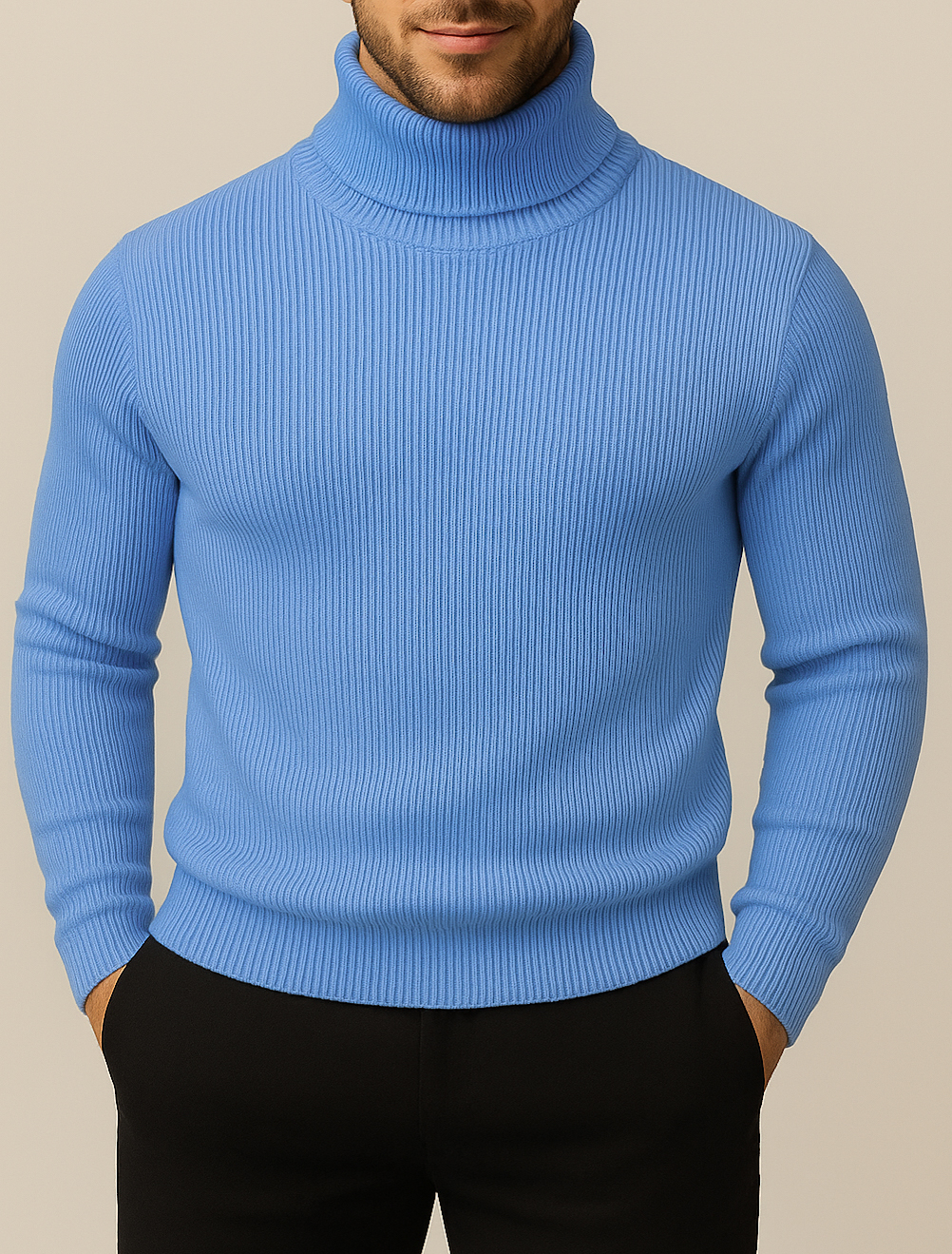 ⚜Classic Turtleneck Sky blue