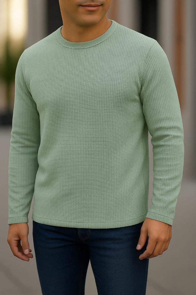 ⚜Waffle full sleeve Tee’s Lemon